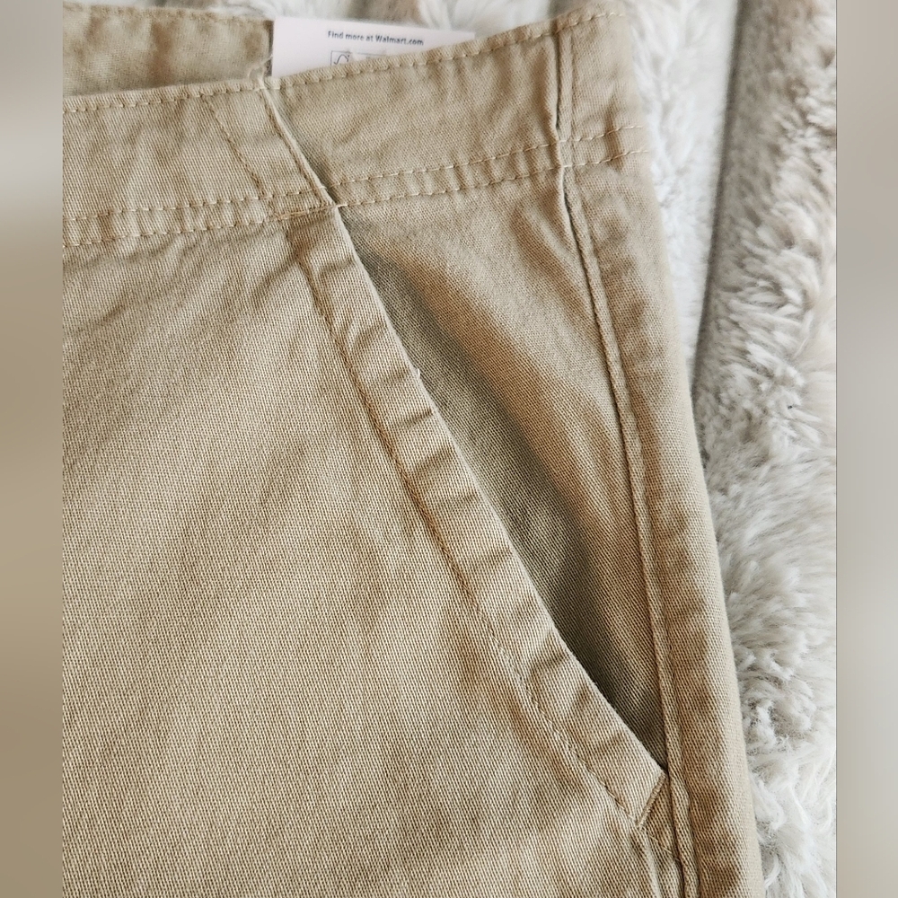 🩳George Men’s Tan Shorts, Size 44, 9" Inseam, NWT Casual comfort / classic look - Picture 3 of 13